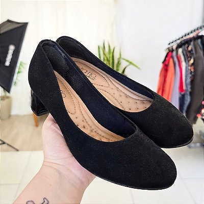 Scarpin preto Beira Rio 34