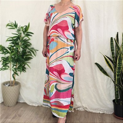 Vestido colorido Artecor GG