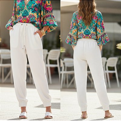 Calça off white jogger P