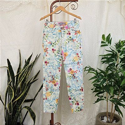 Calça y2k estampada Malwee 36