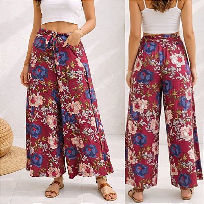 Calça bordô envelope P/M/G