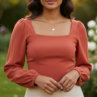 Cropped terracota PP