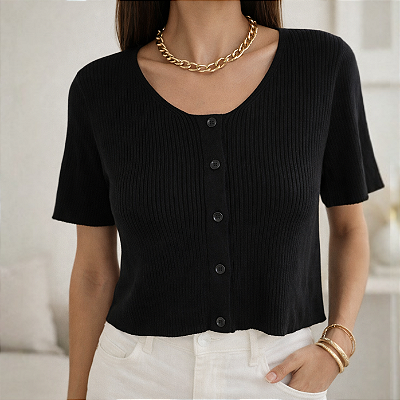 Cropped canelado A.Brand P