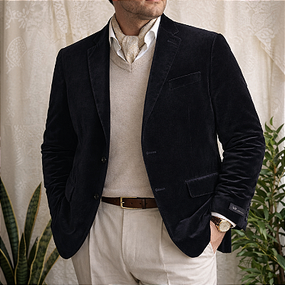 Blazer veludo VR Collezioni P/M