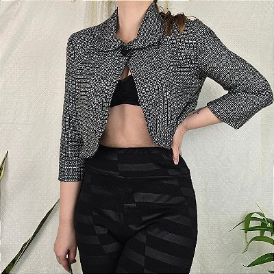 Casaqueto vintage jacquard P/M