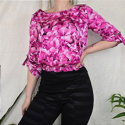 Blusa cetim Michael Kors PP/P