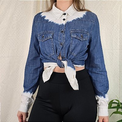 Camisa jeans western M
