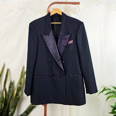 Blazer vintage preto 48/G