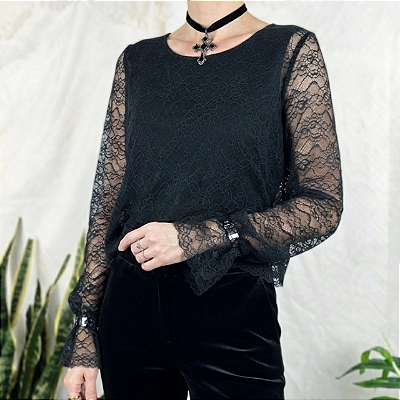 Blusa renda Zara M