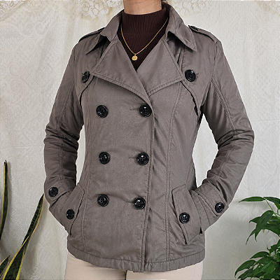Trench coat cinza Safira M