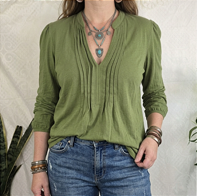Bata verde Maria Valentina G