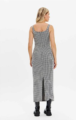 Vestido Xadrez Midi My Favorite Feminino