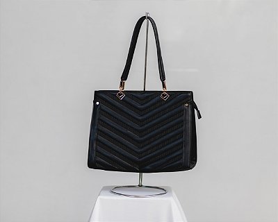 Bolsa Super Style Preta/Marrom