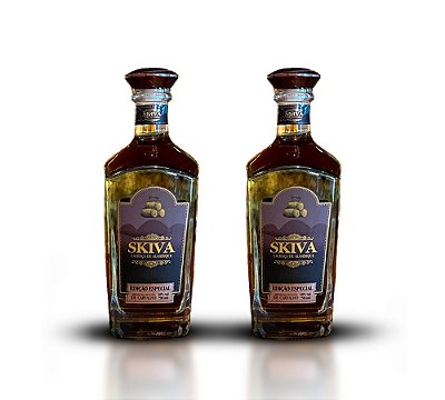 2 Cachaças Skiva Carvalho - 750ml