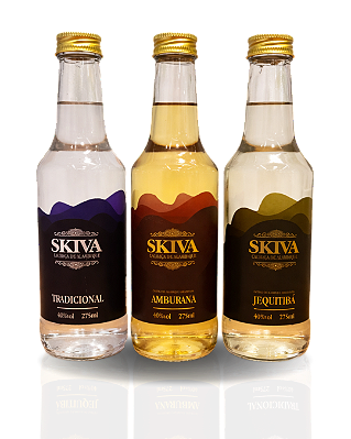 Kit Mini Cachaça Skiva - 275ml