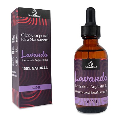 Óleo De Massagem Corporal 60ml Lavanda - UN