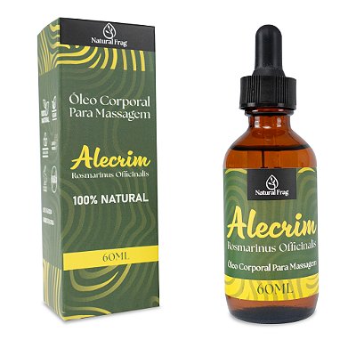 Óleo De Massagem Corporal 60ml Alecrim - UN