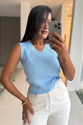 Regata Modal Decote V Frisada 2338