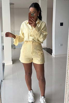 Short Alfaiataria Bolso Lateral 3151