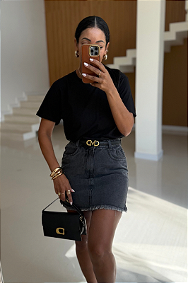 T-Shirt Básica Gola Redonda 3986