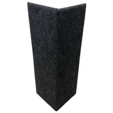 (Kit 2un) - GRAFITE - Arranhador De Canto Para Gatos Protetor Canto Sofá Cama Box