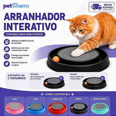 Arranhador para Gatos Com Bolinha