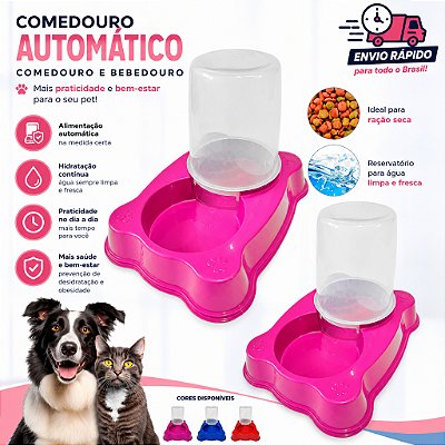 Comedouro Dupla Função 1 ou 2 Unidades