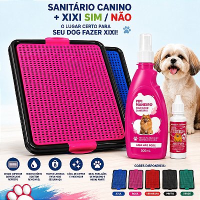 Sanitário + Educador Para Cachorro