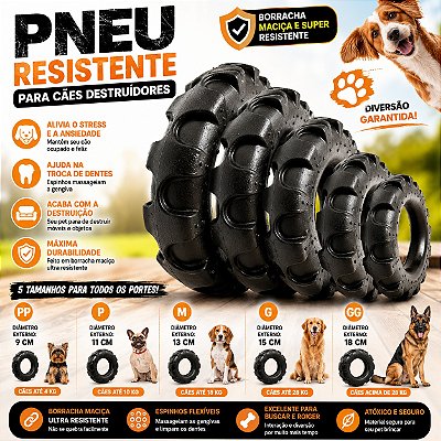Brinquedo Pneu Para Cachorro