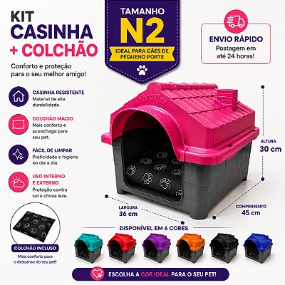 Casa Casinha + Colchão Nº2