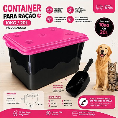 Mec Box Caixa de Ração 20L