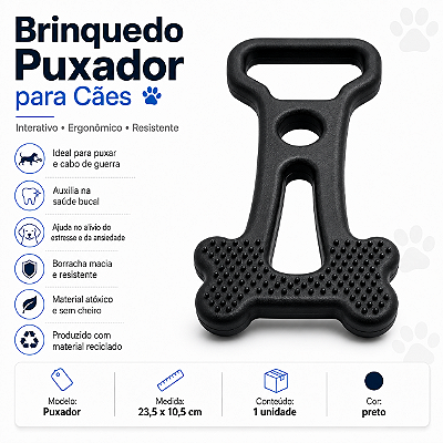 Brinquedo Puxador Preto