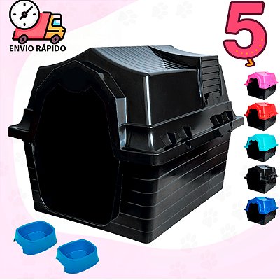 casa nº5 + 2 comedouros 500ML loja int