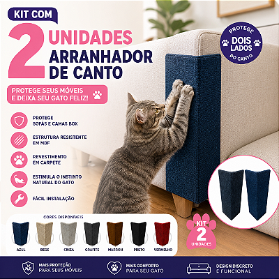 Arranhador De Canto MDF 2UN