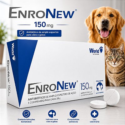 Enronew 150mg 10 comprimidos Antibiótico
