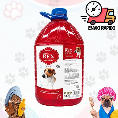 Shampoo 6 em 1 Para Cães 5 Litros