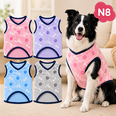 Roupinha Roupa Para Cachorro Agasalho Macho e Fêmea N8