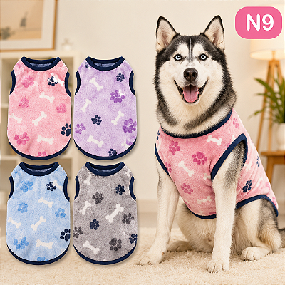 Roupinha Roupa Para Cachorro Agasalho Macho e Fêmea N9