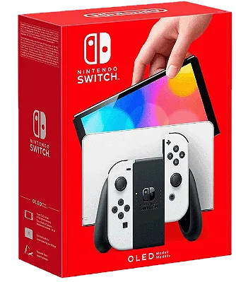 NINTENDO SWITCH OLED BRANCO (SEMI NOVO)