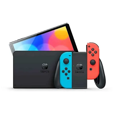 NINTENDO SWITCH OLED NEON (DESTRAVADO)