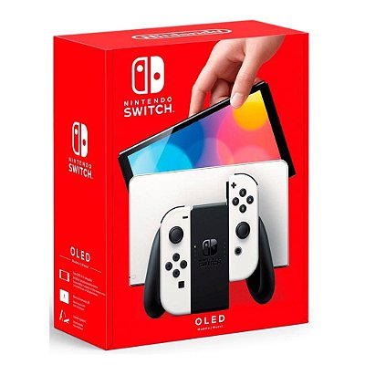NINTENDO SWITCH OLED BRANCO - BLOQUEADO