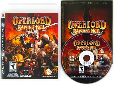OVERLORD RAISING HELL - PS3 SEMI NOVO