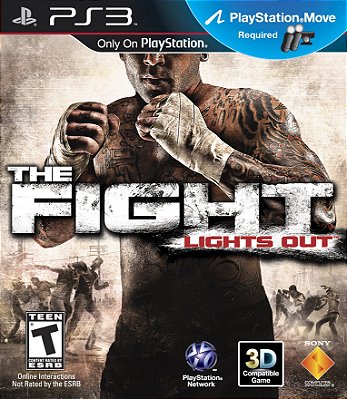 THE FIGHT LIGHTS OUT - SEMI NOVO - PS3