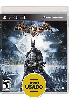 BATMAN ARKHAM ASYLUM - SEMI NOVO - PS3
