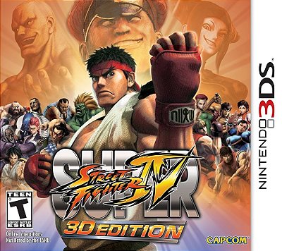 SUPER STREET FIGHTER IV - 3D EDTION -SEMI NOVO - 3DS