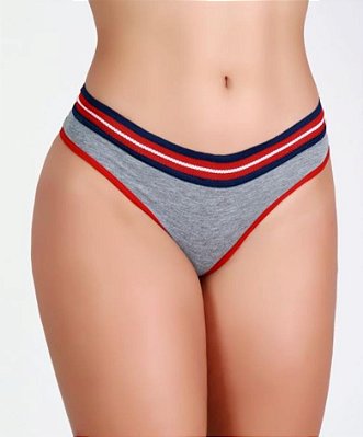 Calcinha Fio Duplo de Algodão