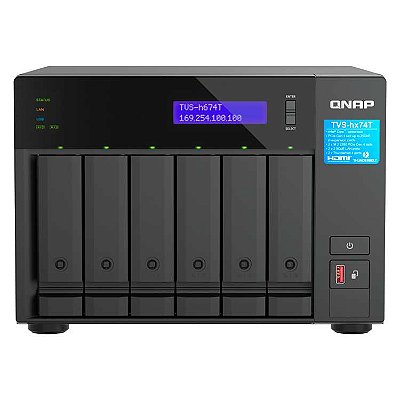 Qnap TVS-h674T - Storage NAS 6 Bay p/ HDD SATA/SSD