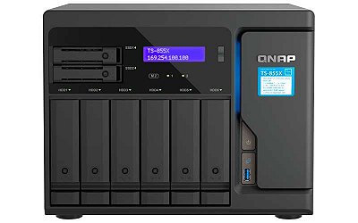 Qnap TS-855X - Storage NAS 8 Bay p/ HDD SATA/SSD