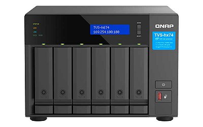Qnap TVS-h674 - Storage NAS 6 Bay p/ HDD SATA/SSD/NVMe