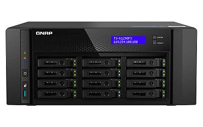 Qnap TS-h1290FX - Storage NAS 12 Baias p/ HDD SATA/NVMe